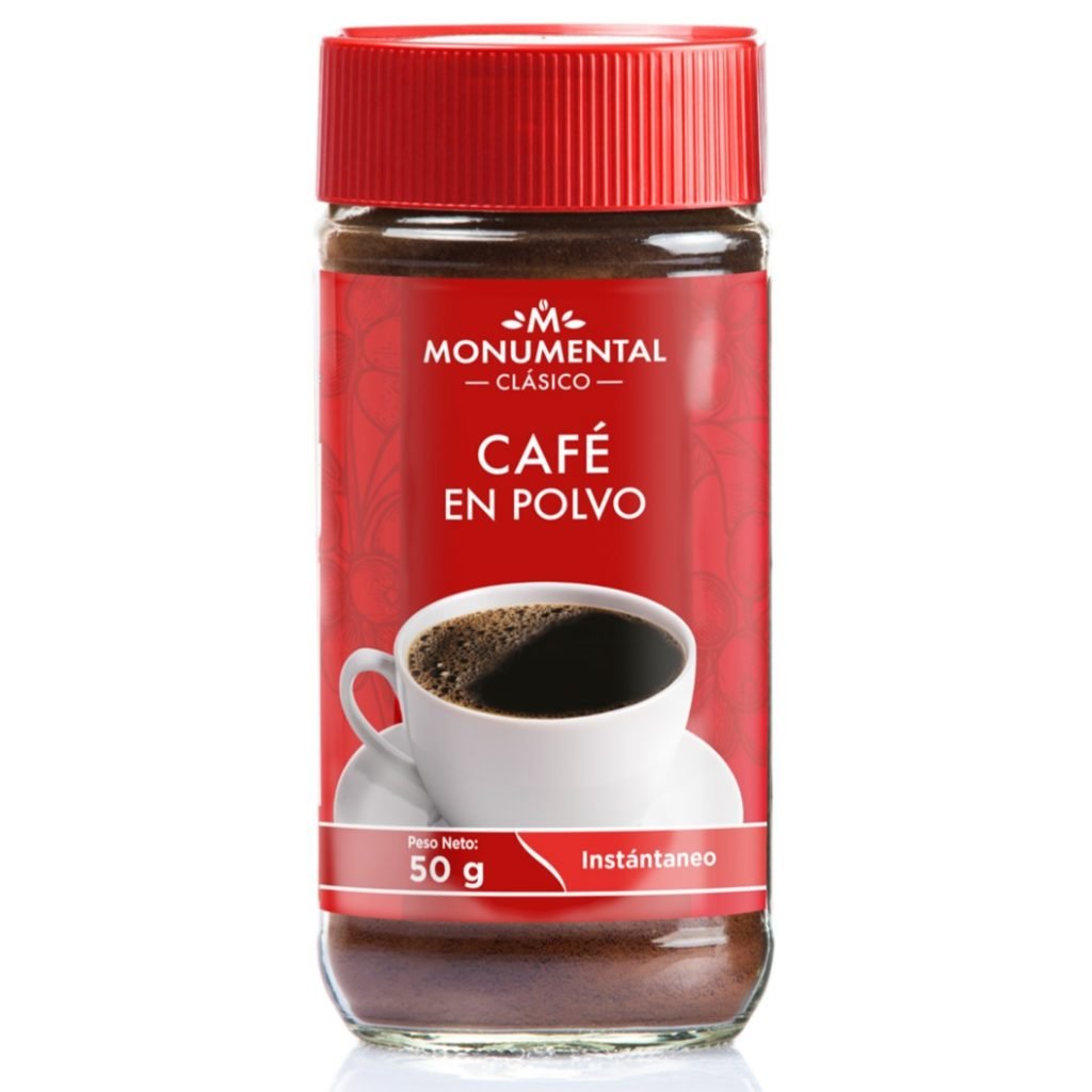 CAFÉ INSTANTÁNEO EN POLVO MONUMENTAL X 50 G. Tiendas Ara