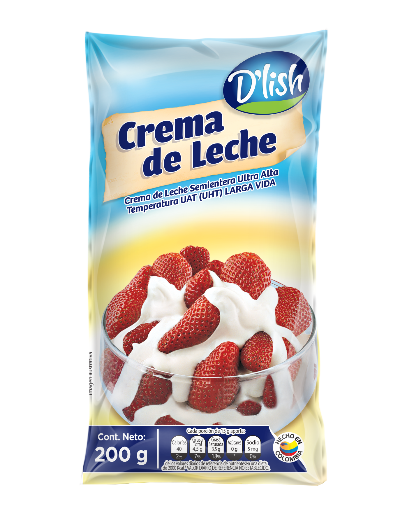 CREMA DE LECHE LARGA VIDA LATTI 200 ML