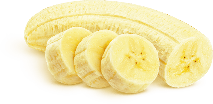 Agrega la banana rebanada