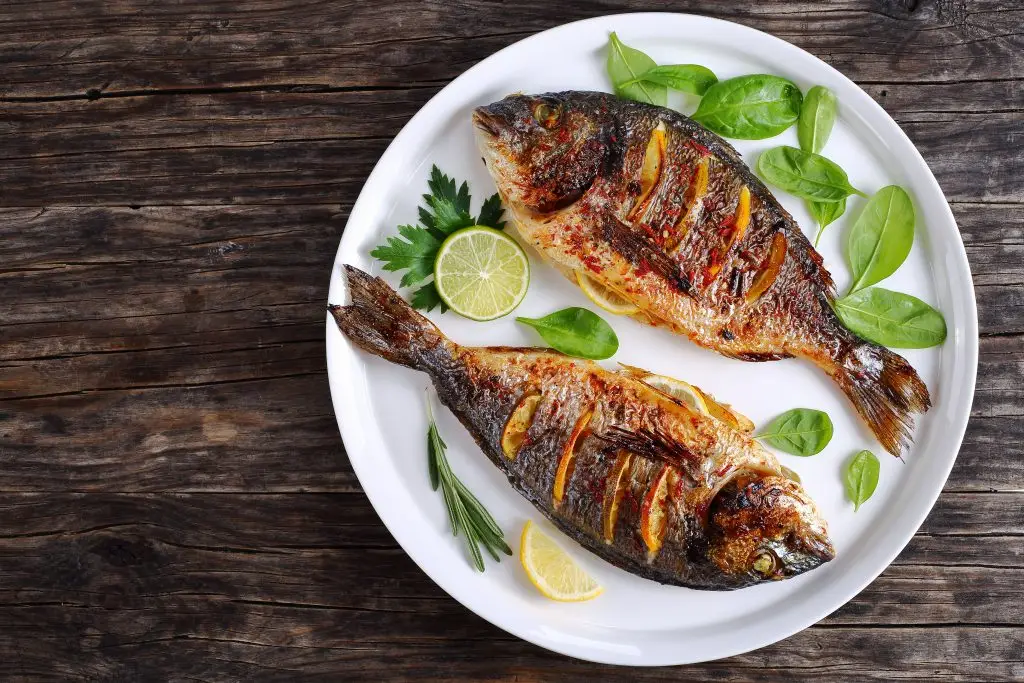 imagen de receta sana de pescado frito