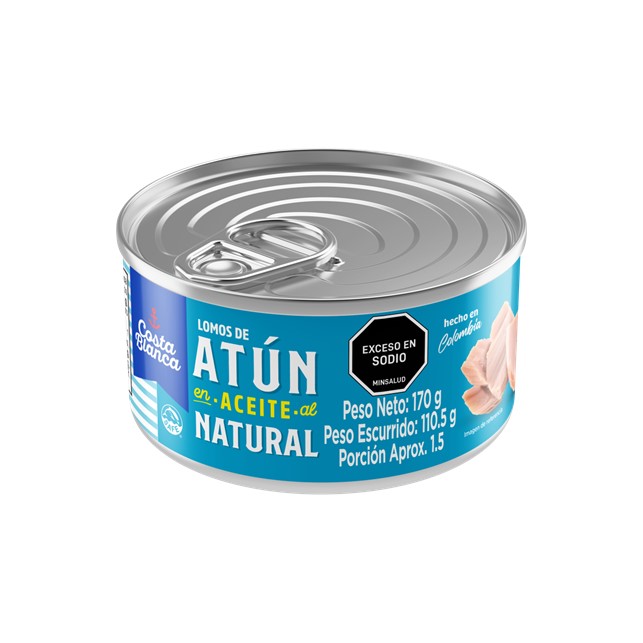 LOMITOS DE ATÚN EN ACEITE AL NATURAL COSTA BLANCA X 170 G Tiendas ara